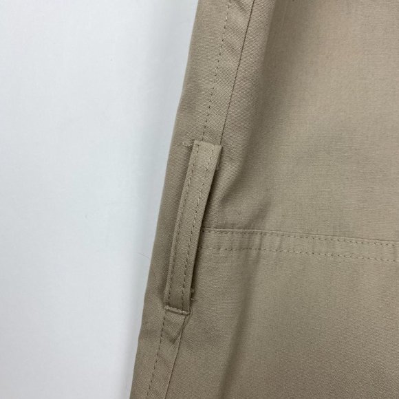 Vintage Orvis 4 Pocket Safari Shirt Jacket Mens 46 Long No-Belt Khaki Cotton USA - Picture 6 of 11
